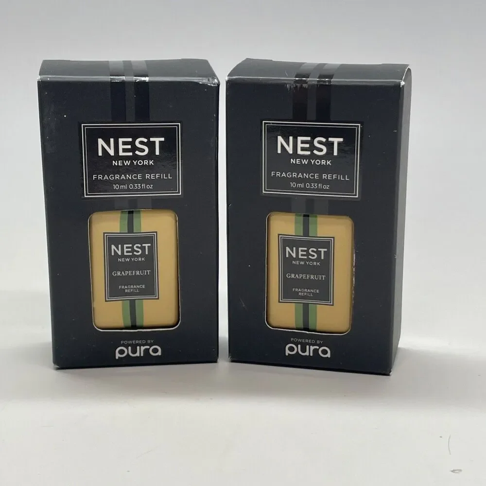 Pura Diffuser Fragrance Refill NEST Grapefruit- Lot Of 2 -0.33oz Each